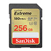 SanDisk Extreme 256GB SDXC, UHS-I, Class 10, U3, V30, 180MB/s SanDisk Extreme 256GB SDXC, UHS-I, Class 10, U3, V30, 180MB/s